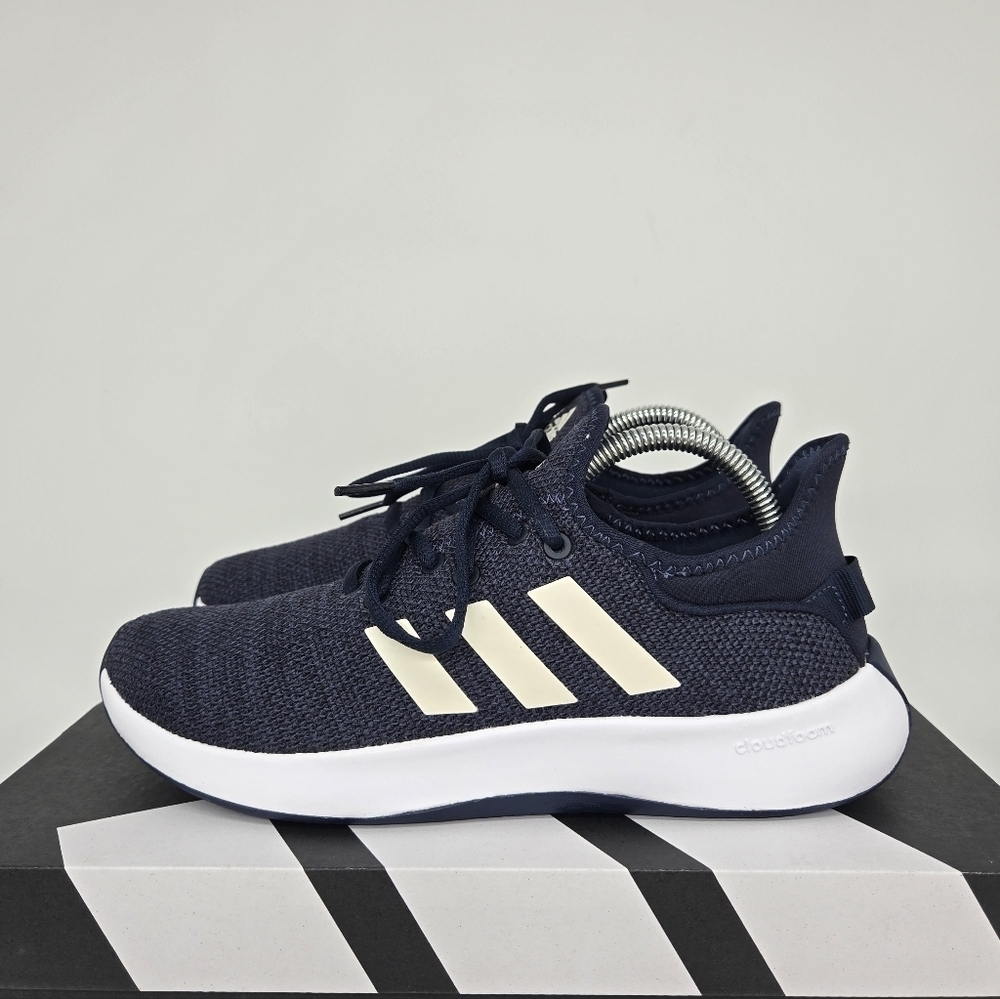 New adidas Cloudfoam Pure 'Legend Ink Orbit Grey' Women's Running Shoes Size 8